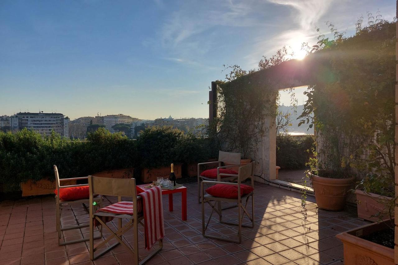 Апартаменты Beautiful Loft In Ponte Milvio With Terrace Рим Экстерьер фото