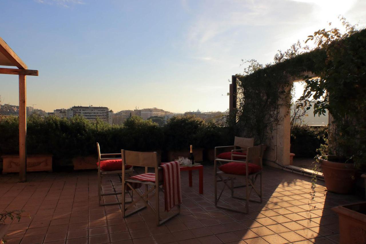 Апартаменты Beautiful Loft In Ponte Milvio With Terrace Рим Экстерьер фото