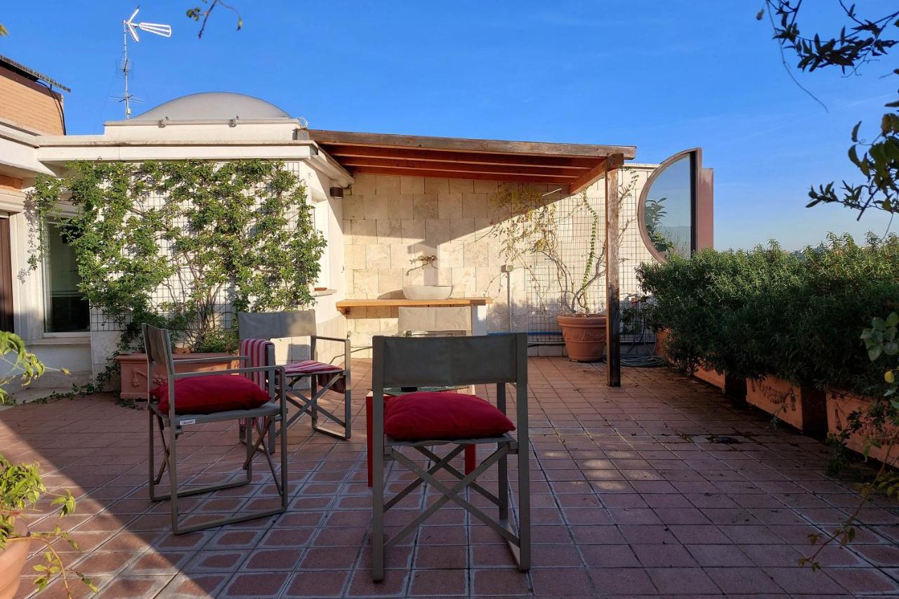 Апартаменты Beautiful Loft In Ponte Milvio With Terrace Рим Экстерьер фото