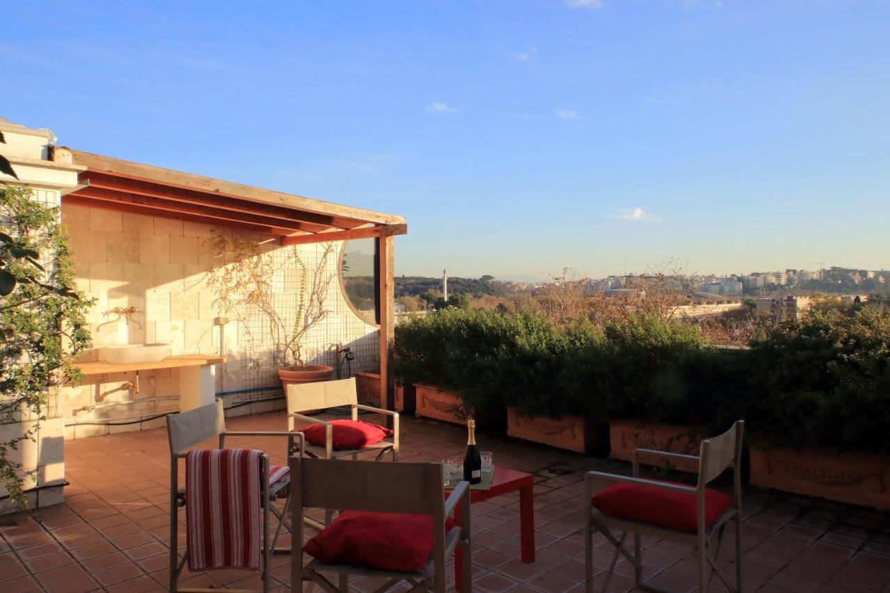 Апартаменты Beautiful Loft In Ponte Milvio With Terrace Рим Экстерьер фото
