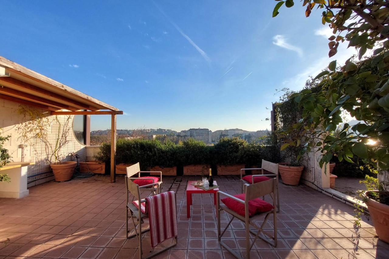 Апартаменты Beautiful Loft In Ponte Milvio With Terrace Рим Экстерьер фото