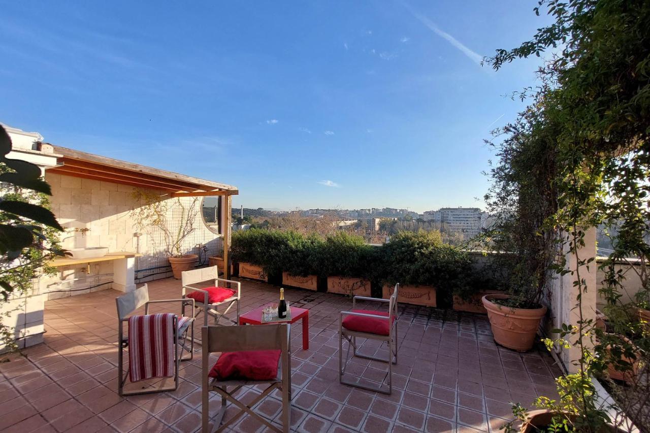 Апартаменты Beautiful Loft In Ponte Milvio With Terrace Рим Экстерьер фото